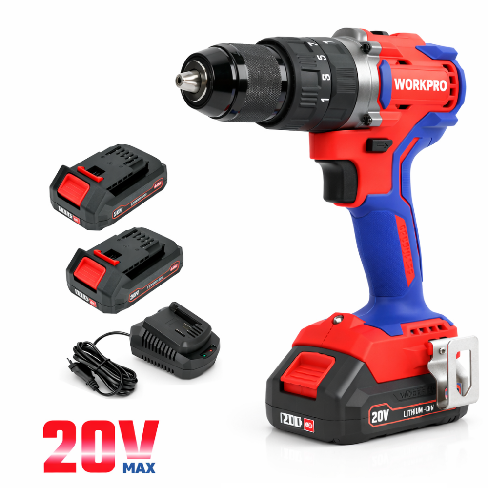 워크프로 20V 충전 함마드릴세트 WP390007 2.0ah 배터리2개